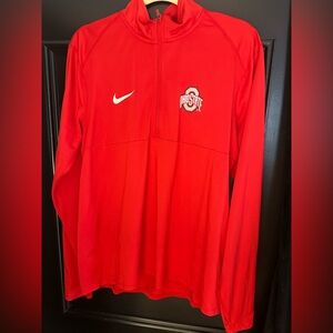 Nike Lightweight Ohio State 1/4 Zip size Large